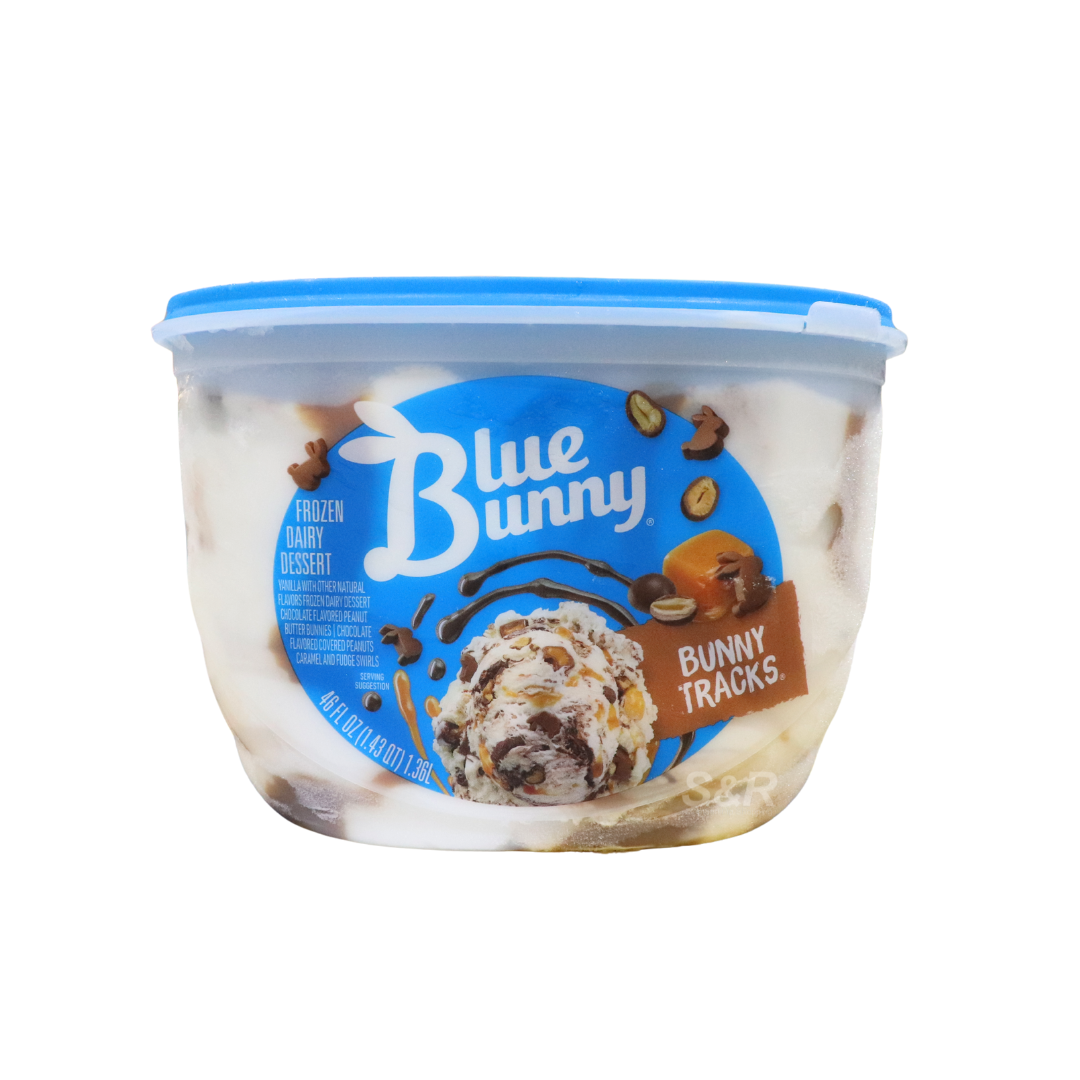 Blue Bunny Bunny Tracks Ice Cream 1.36L